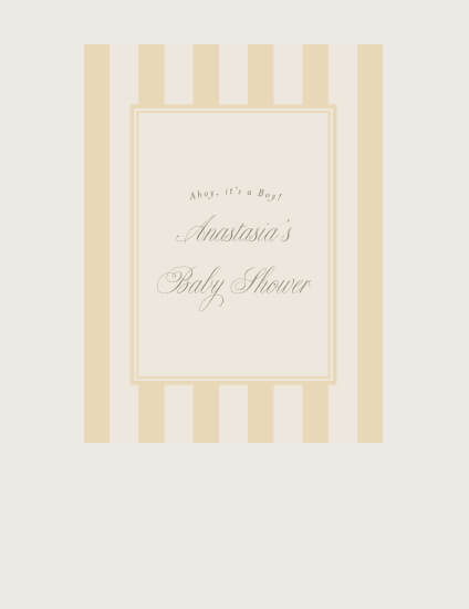 Baby shower decor