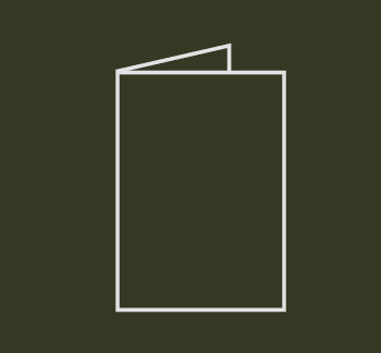Folded holiday cards