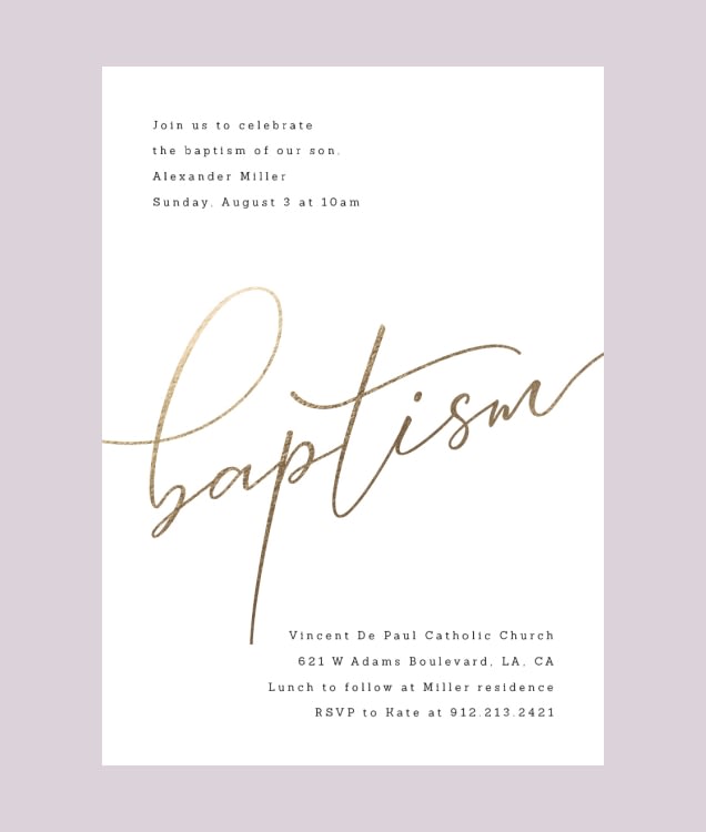 Baptism & Christening