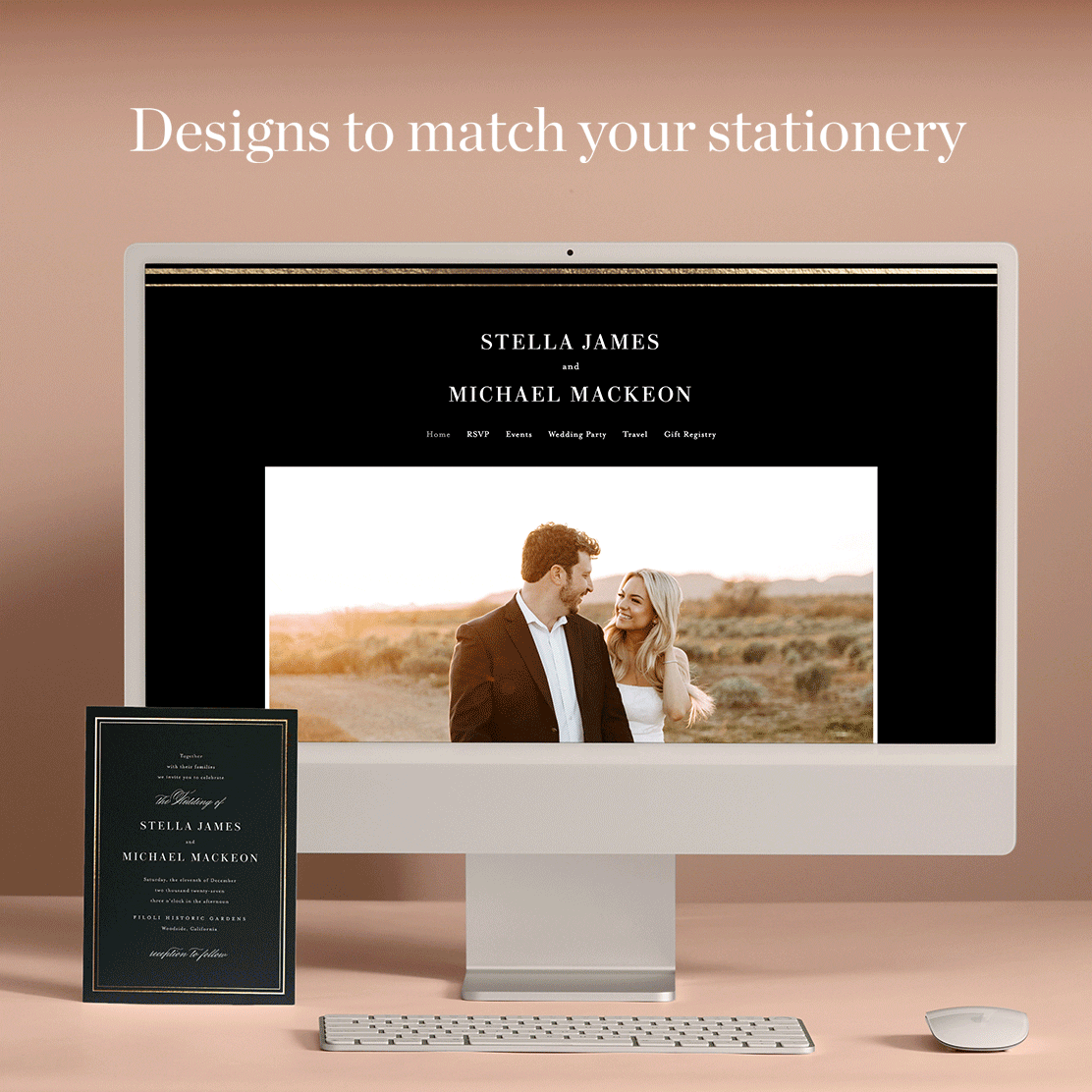 Wedding website features