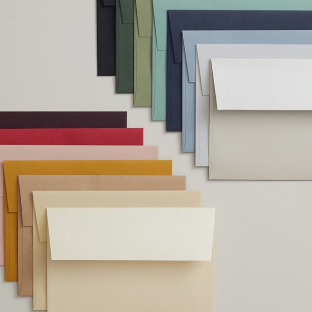 What you can customize: Envelope color