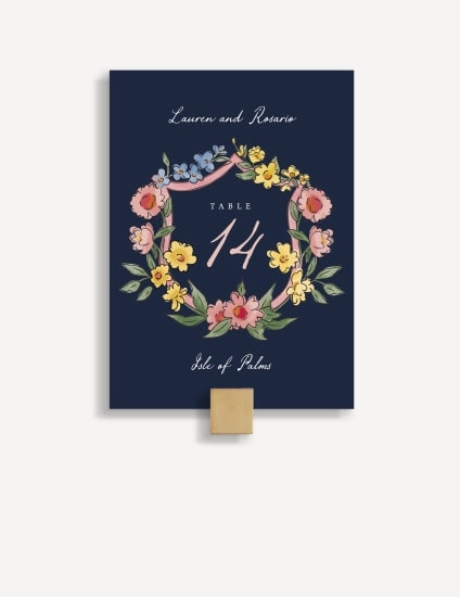 Table Numbers