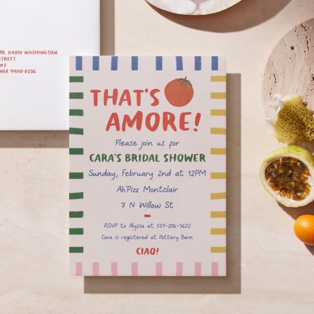 Shower invitations