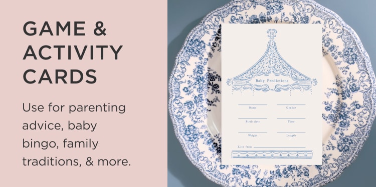 Baby Shower Game & Activity Cards