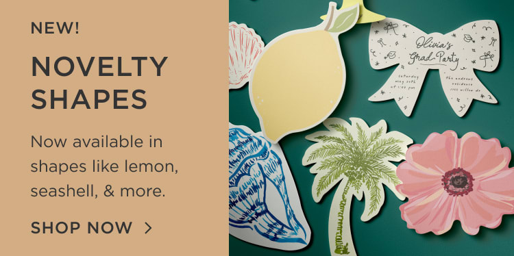 NEW! Shop novelty shapes