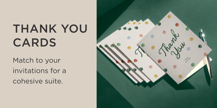 Matching Thank You Cards