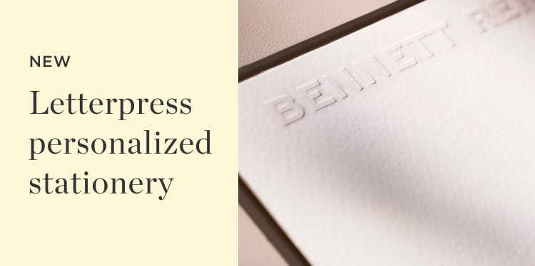 Letterpress Stationery