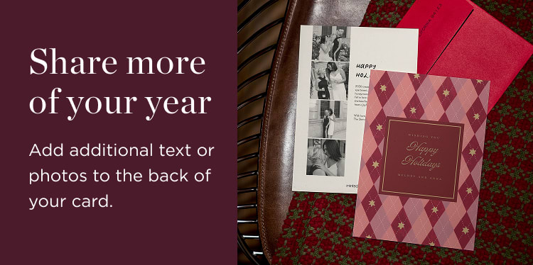 Holiday Cards - Share More with Backers