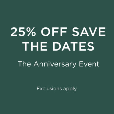 25% off Save The Dates