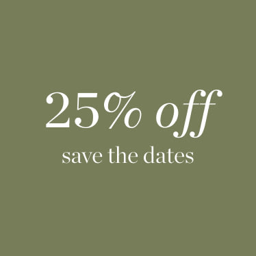 The Letterpress Event: 25% off Save the Dates