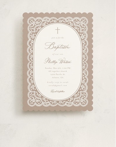Baptism Invitations
