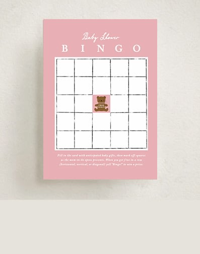 Baby Shower Game & Activity Cards