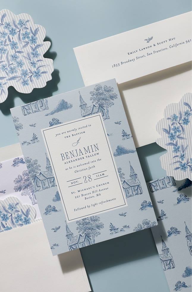 Baptism and Christening Announcements