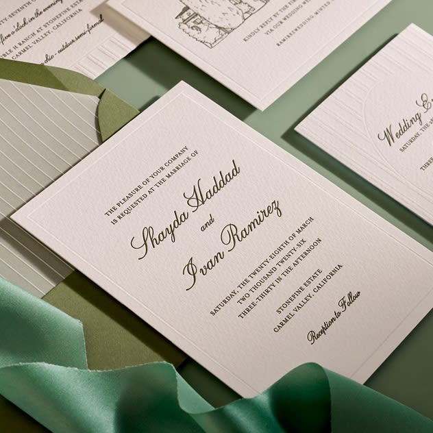 Examples from real couples: Custom color