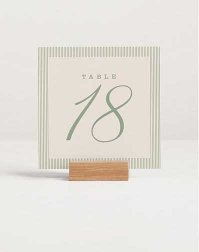 Table numbers