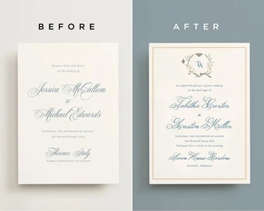 Customize your stationery