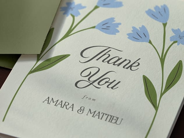 Wedding Thank You Card Wording & Etiquette