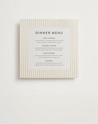Menus