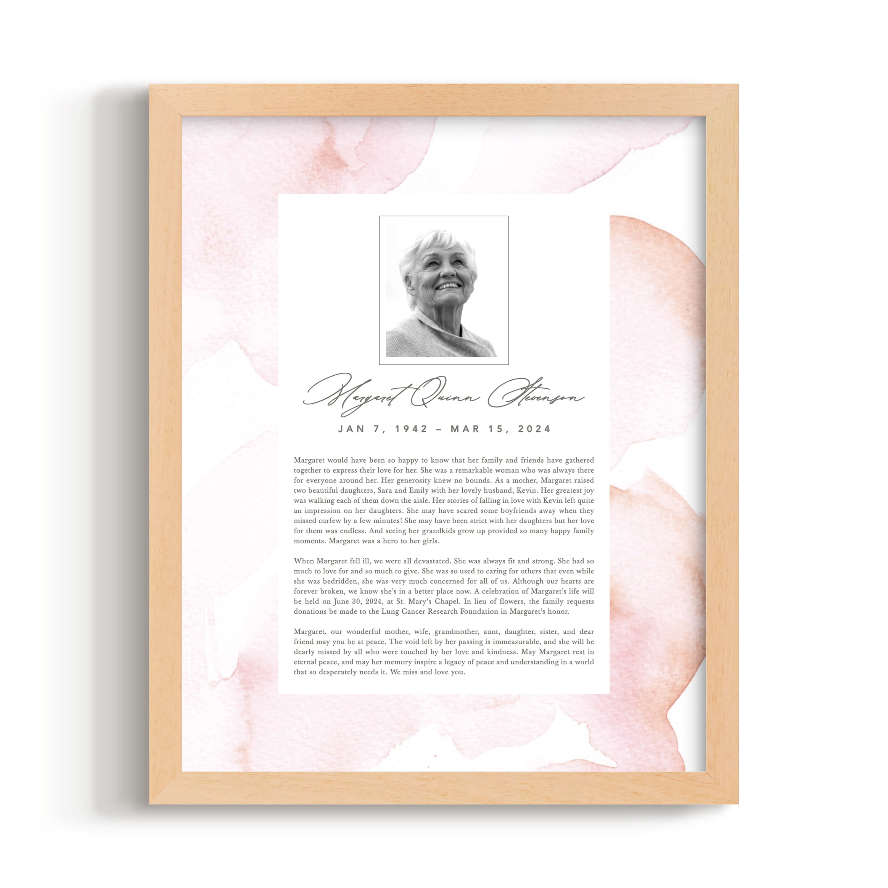 Flow Obituary Print by Creo Study