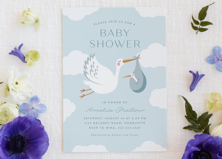 Traditional Baby Shower example