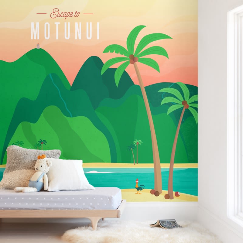 Escape to Montunui Children's Wall Murals