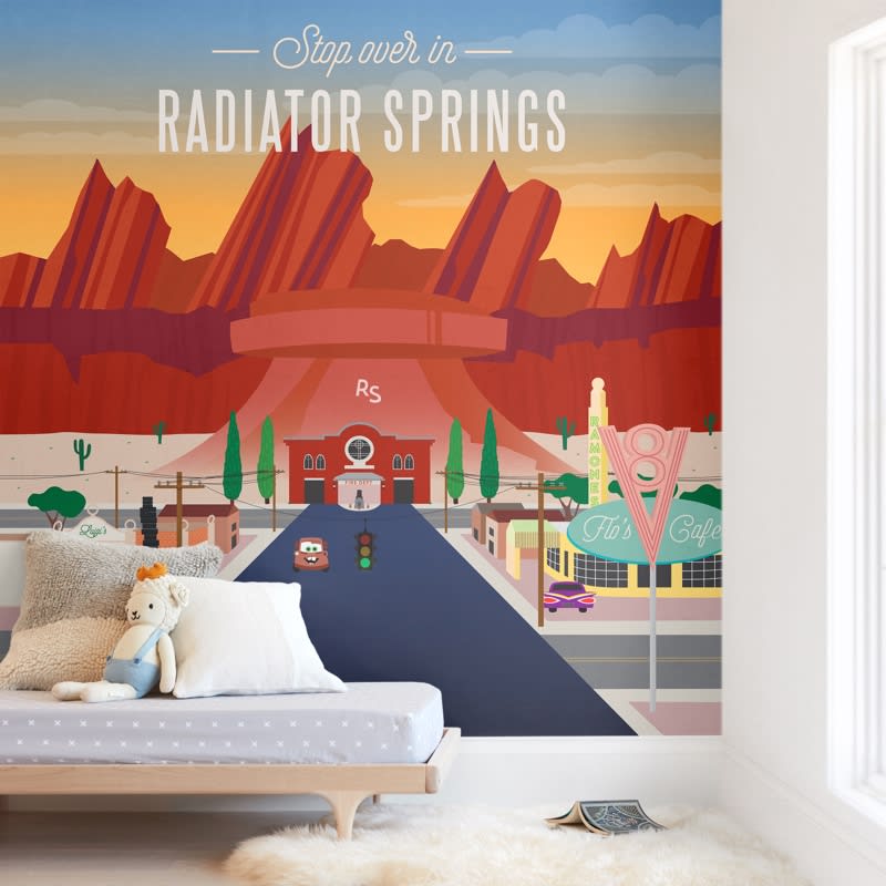 Stop Over In Radiator Springs Children's Wall Murals