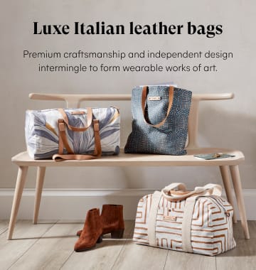 Luxe Italian leather bags