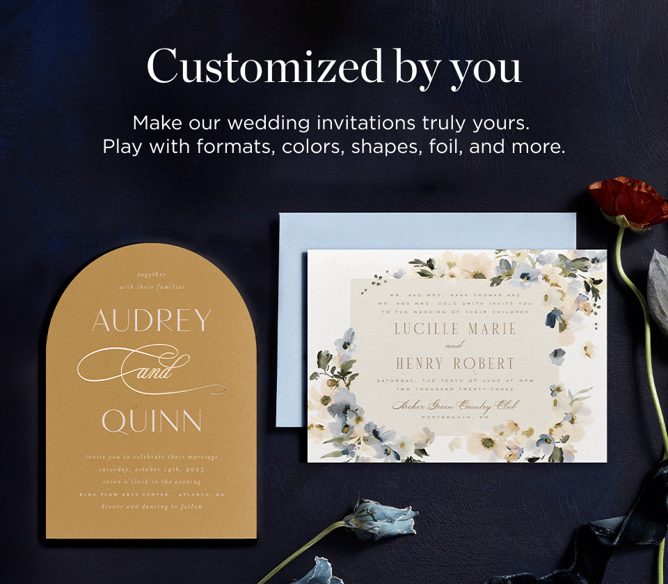Wedding Invitations | Elegant Customizable Designs | Minted