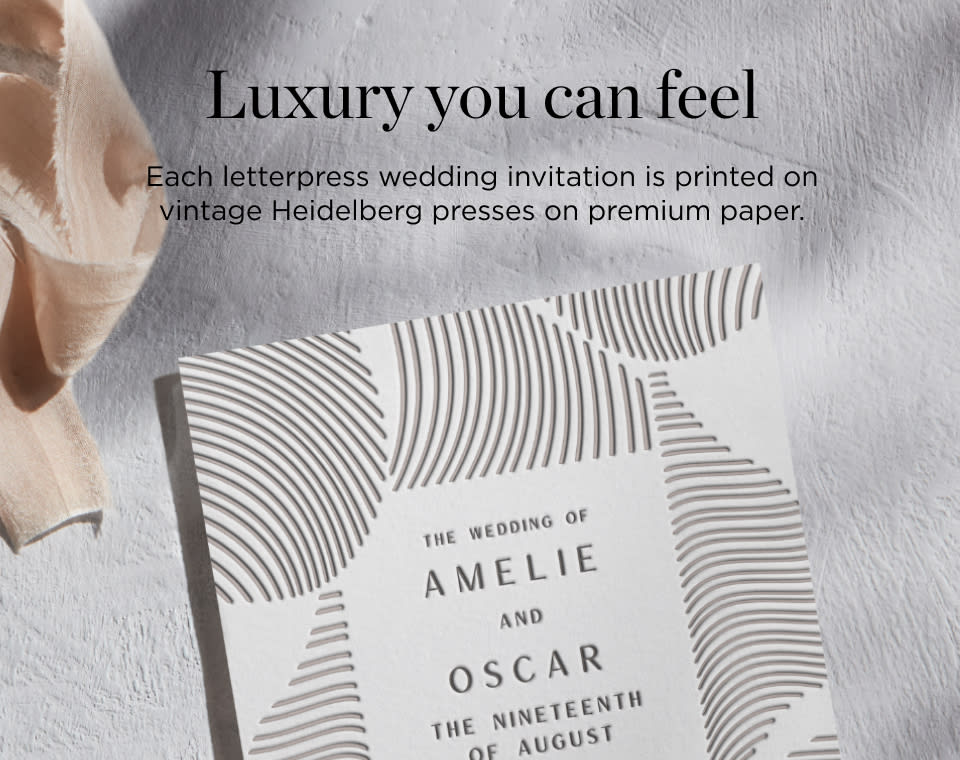 Foil Wedding Invitations