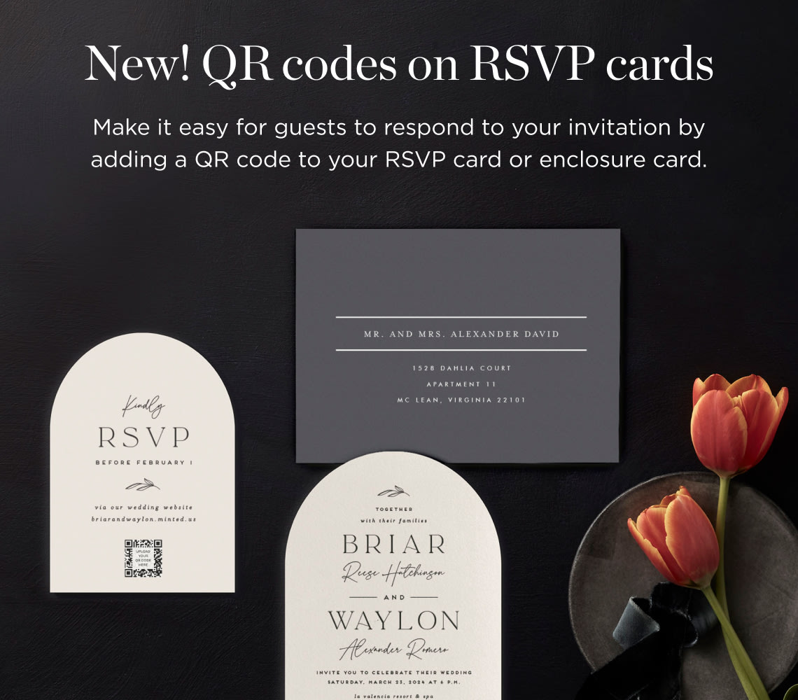 QR Code RSVP Cards