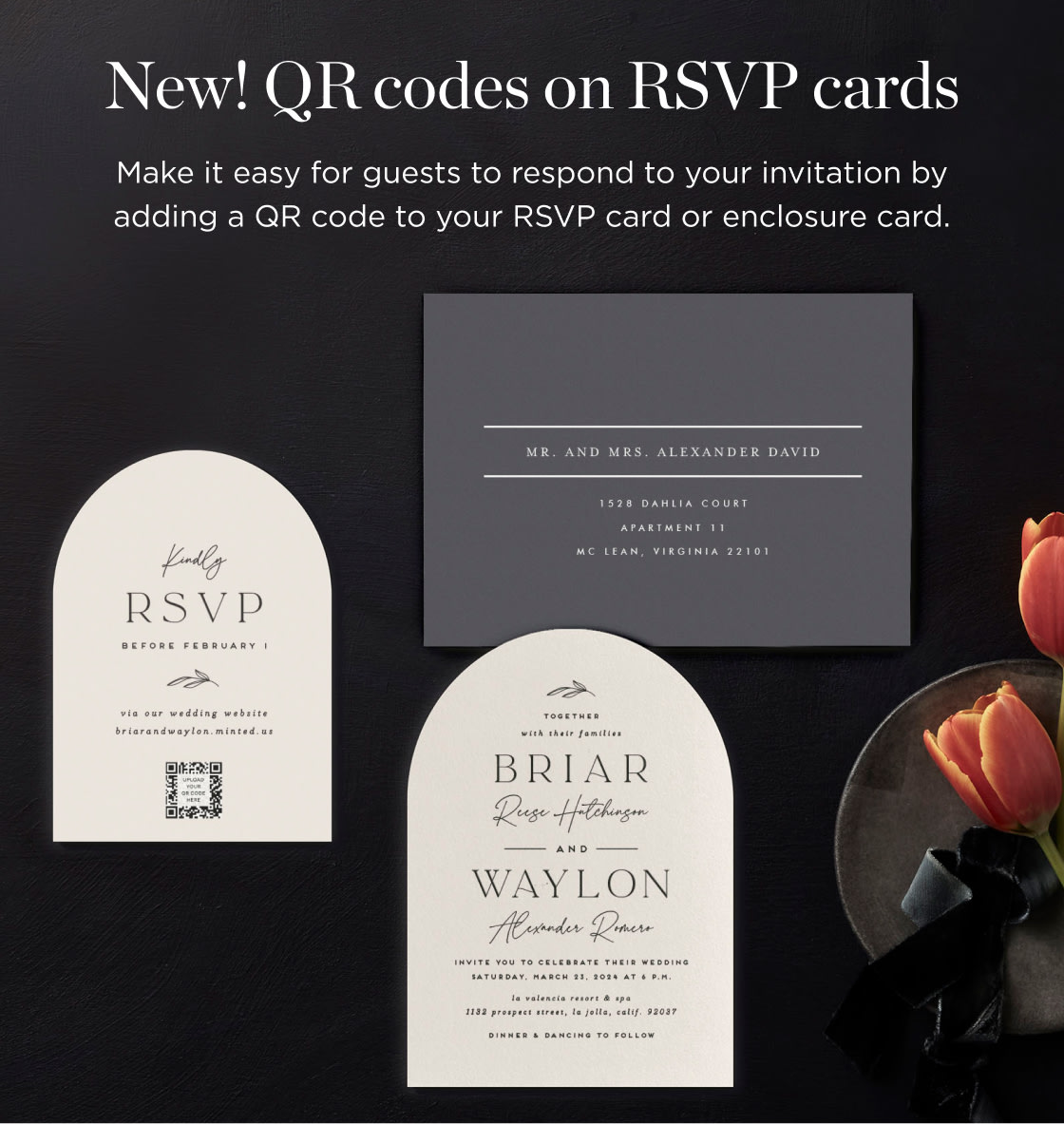 QR Code RSVP Cards