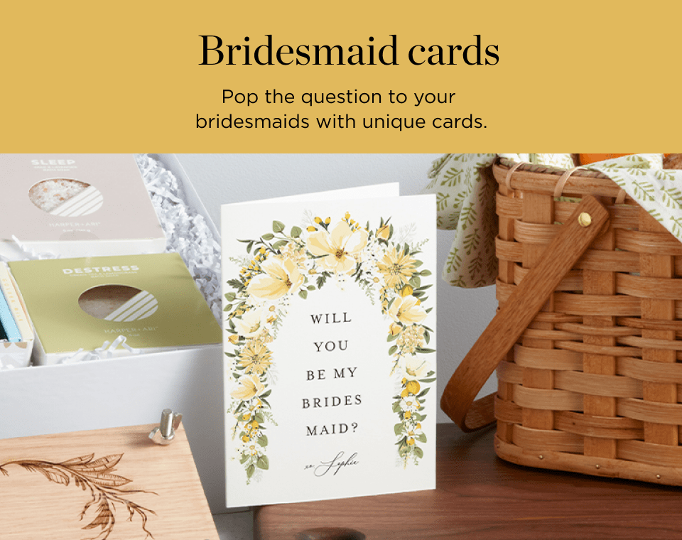 Bridesmaid Cards