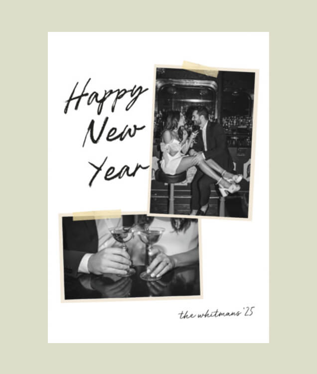 New Year Photo Cards