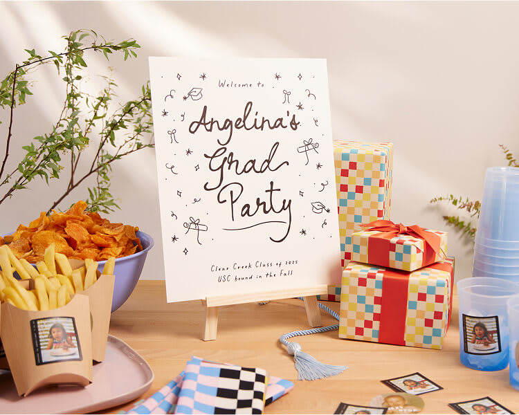 Shop party invitations