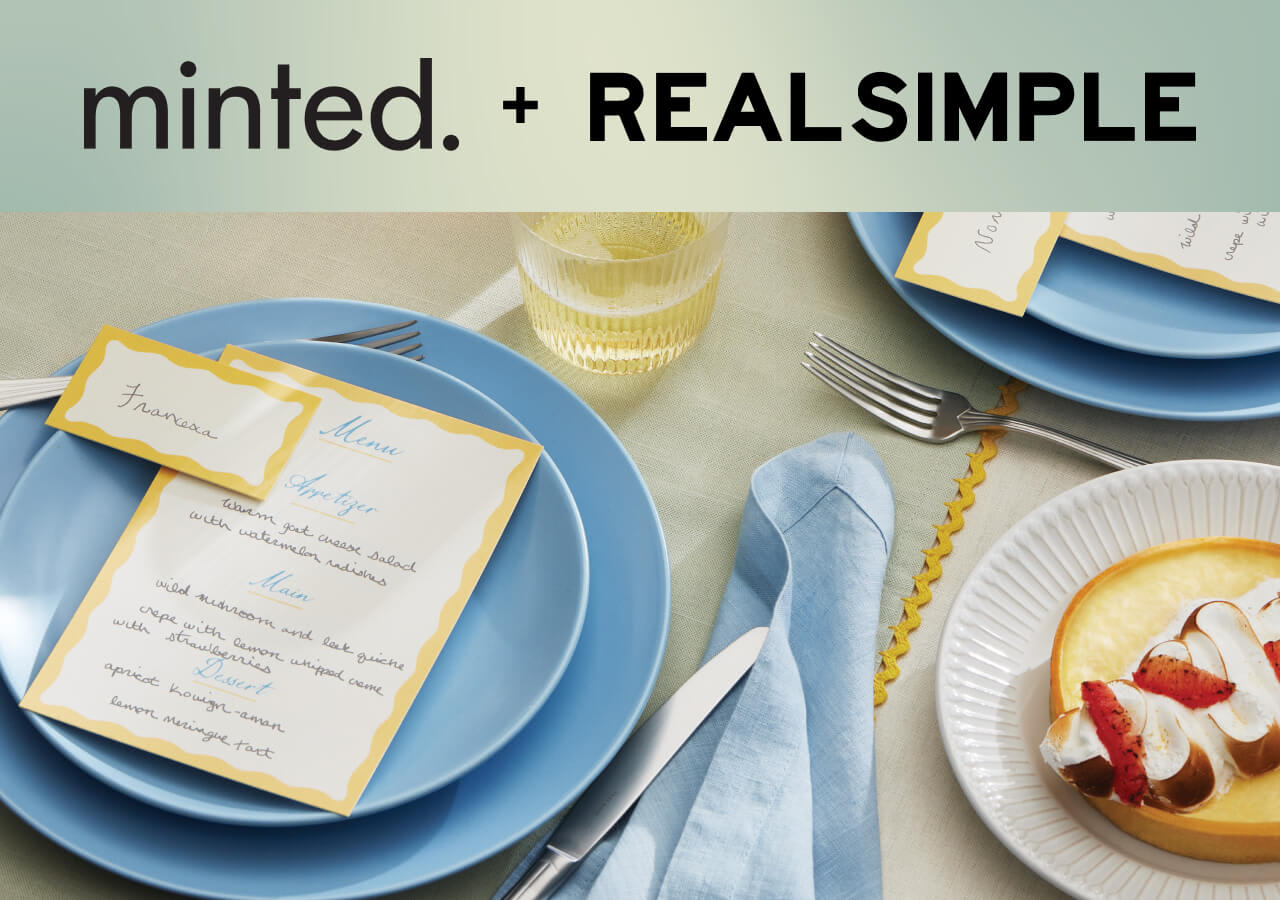 Minted and Real Simple