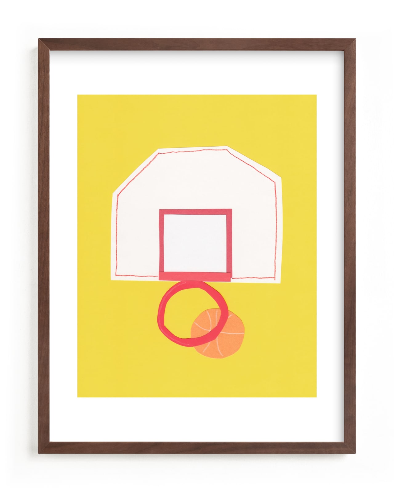 Basketball Hoop Children’s Art Print