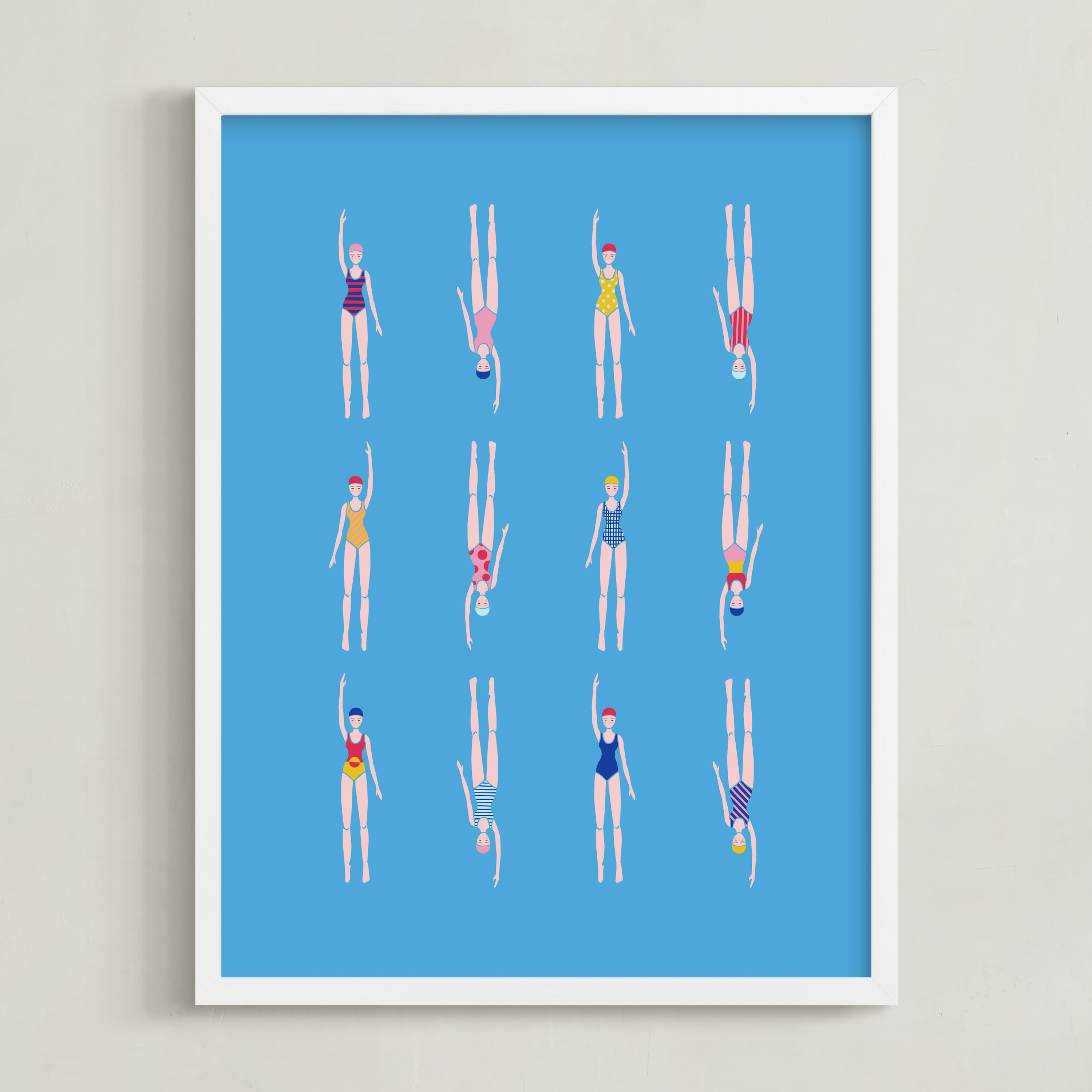Nadadoras Children’s Art Print
