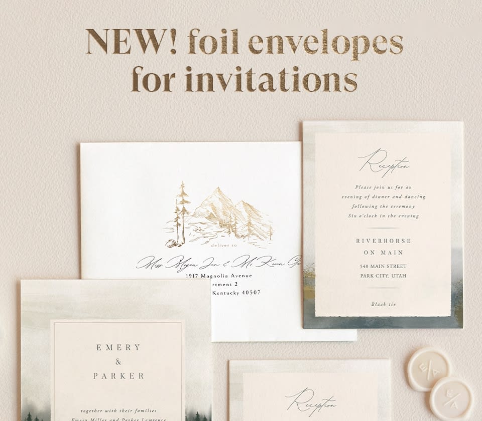 New Foil Envelopes