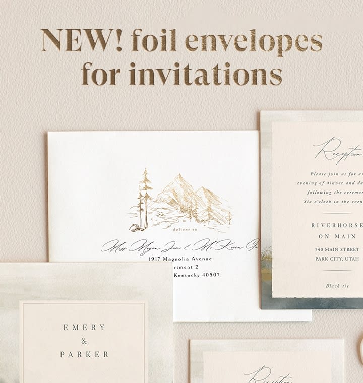 New Foil Envelopes