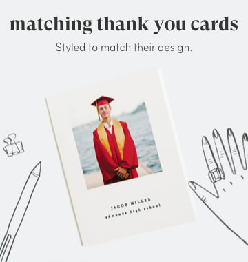 Matching Thank You Cards