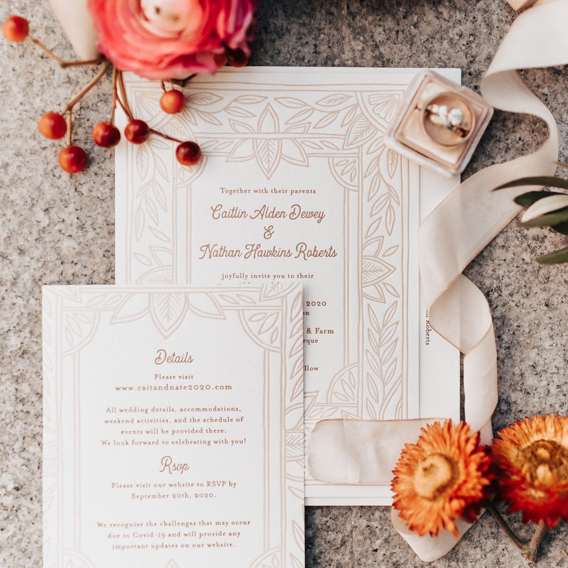 Minted Real Weddings: Caitlin & Nathan