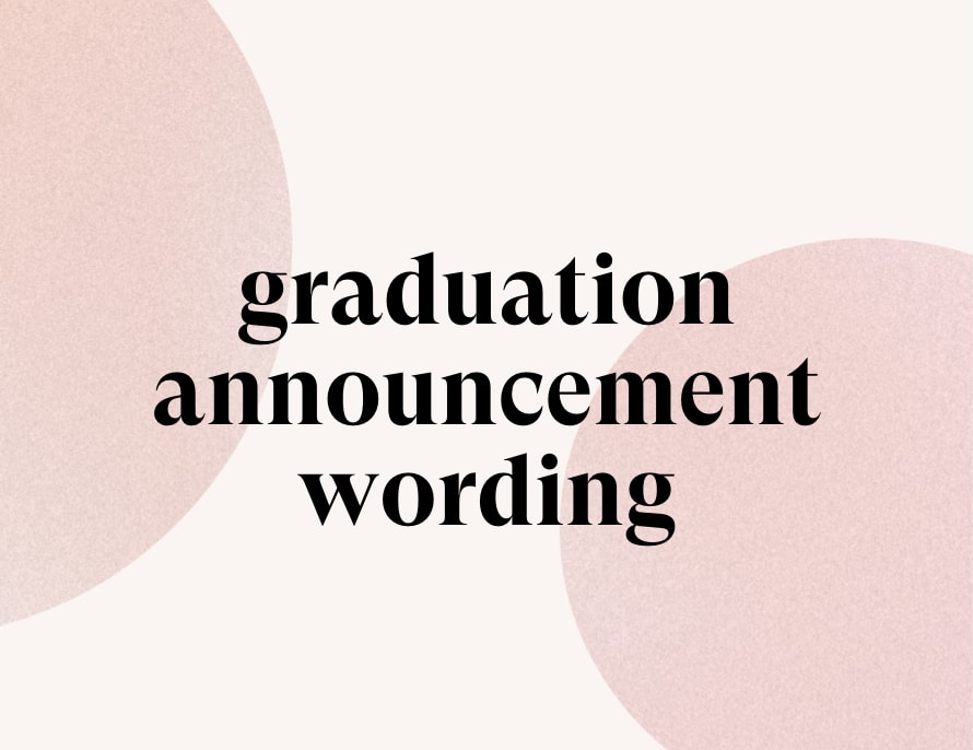 Graduation Announcement Wording