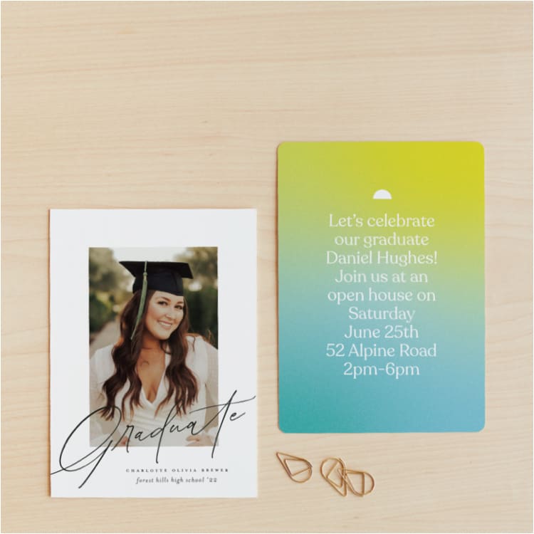 NEW Class of 2022 Grad Announcements & Party Invitations