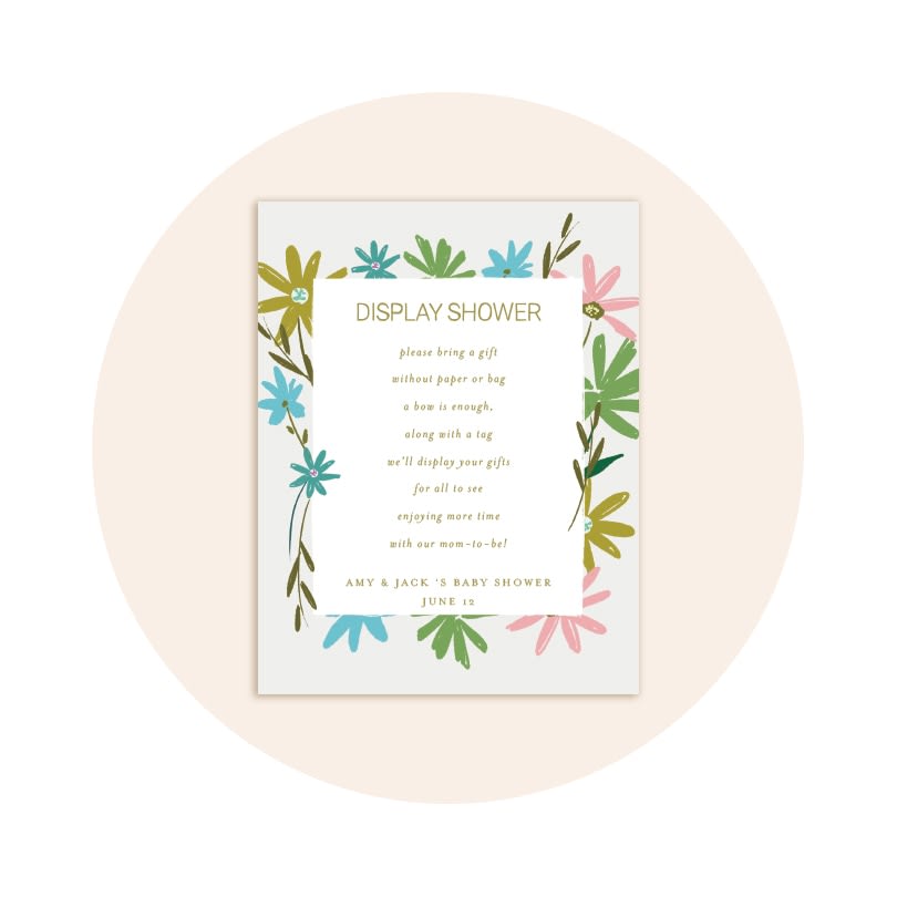 Shop by Category: Baby Shower Insert Cards