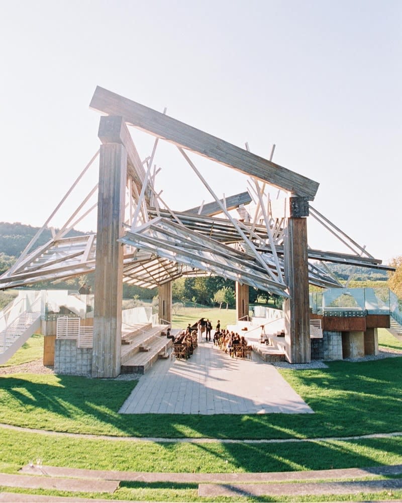 Rustic outdoor wedding venue