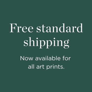 Free standard shipping now available for all art prints