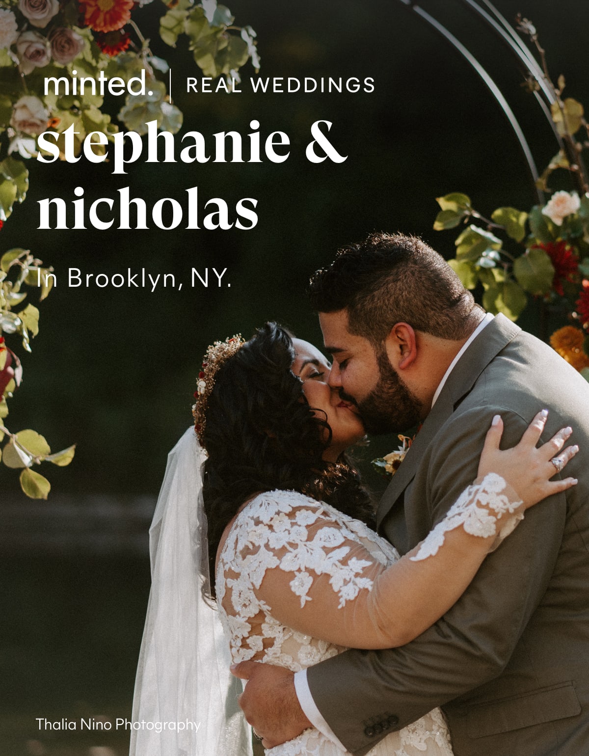 Minted Real Weddings: Steph & Nick