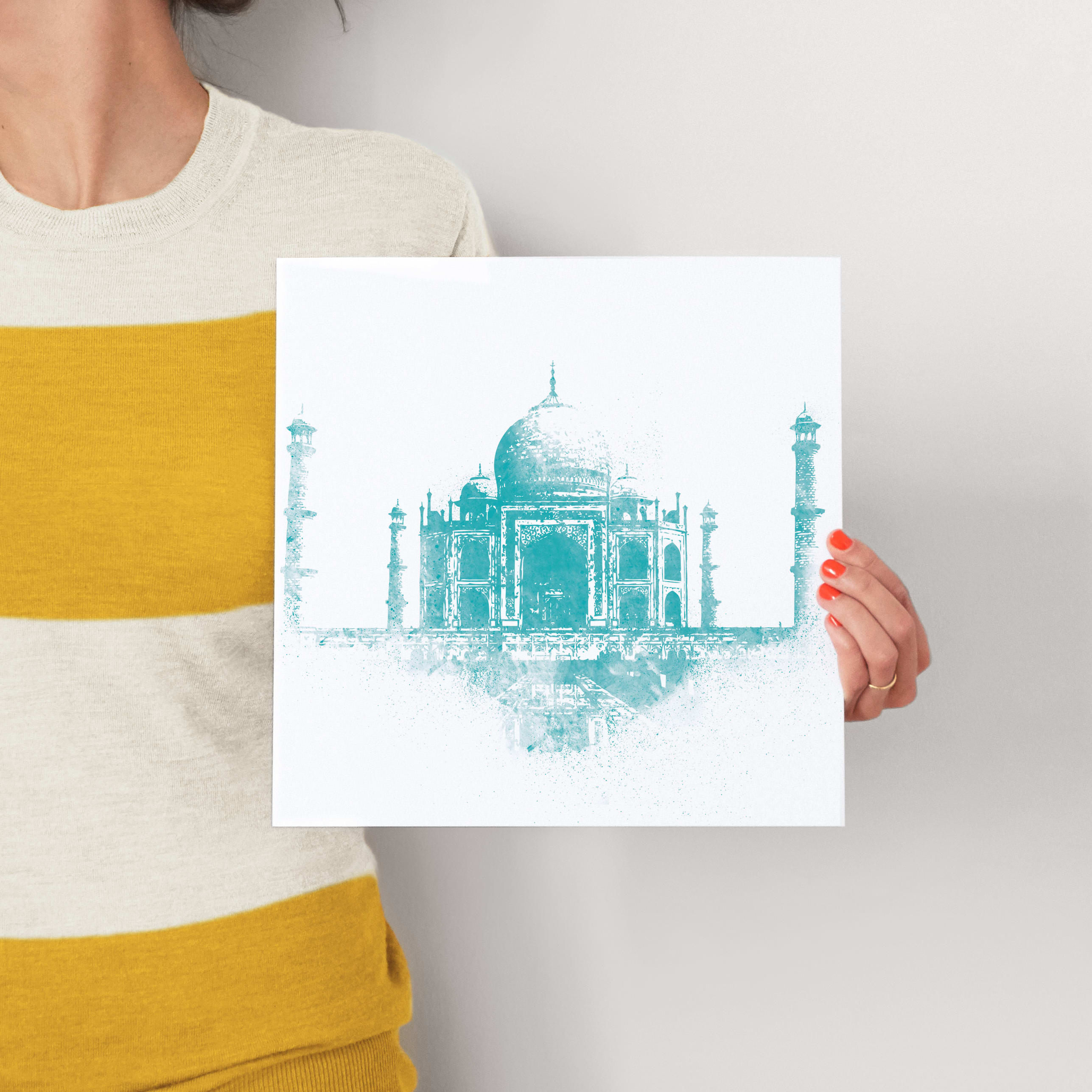 Taj Mahal Wall Art Prints By Paul Berthelot | Minted