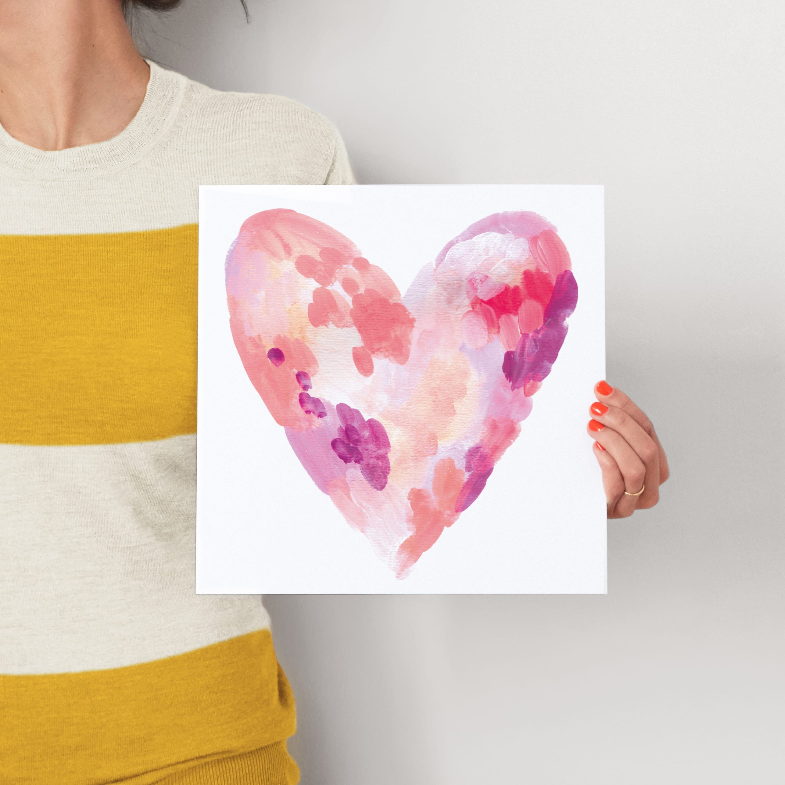 Abstract Heart Wall Art Prints by Alethea and Ruth Minted
