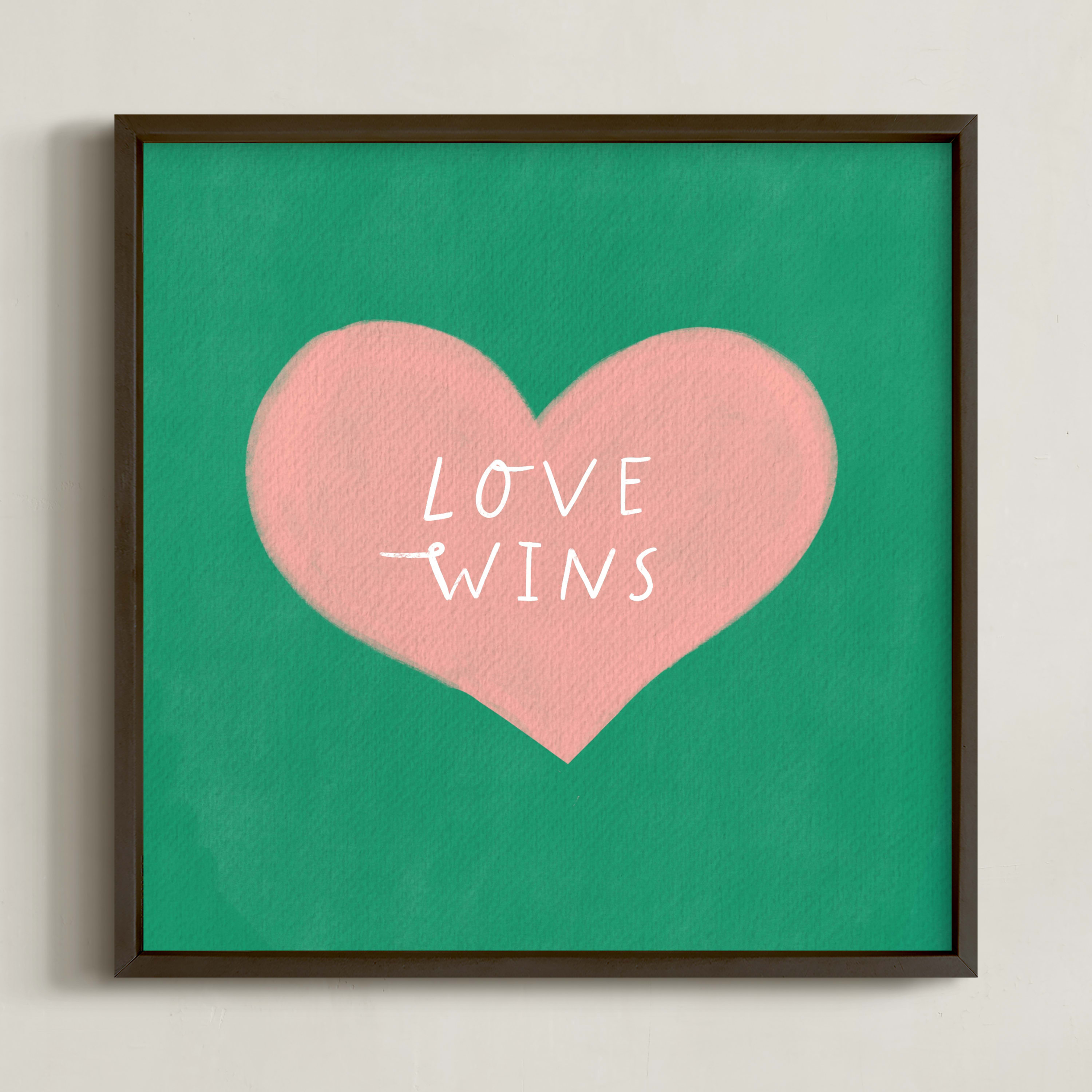 Love Wins Wall Art Prints by Little Miss Missy Minted